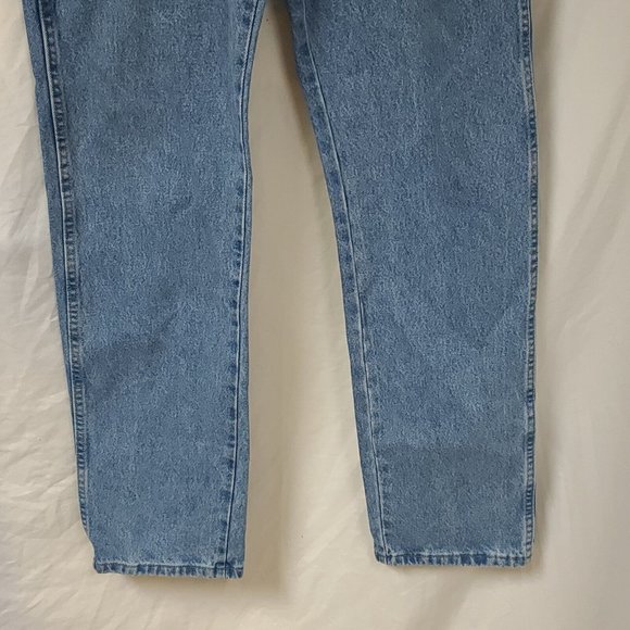 Wrangler Mens 34x34 Rugged Wear Straight Leg Medium Wash 5 Pockets Denim Jeans - Picture 4 of 10